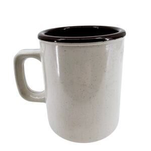 Vintage Prolon 1 9522 Sesame Beige Brown Coffee Tea Mug 8 oz Capacity Melamine